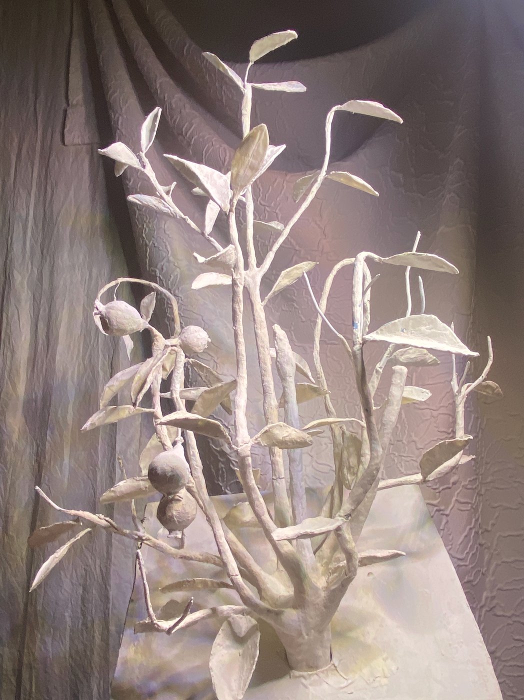 Process photo — paper clay